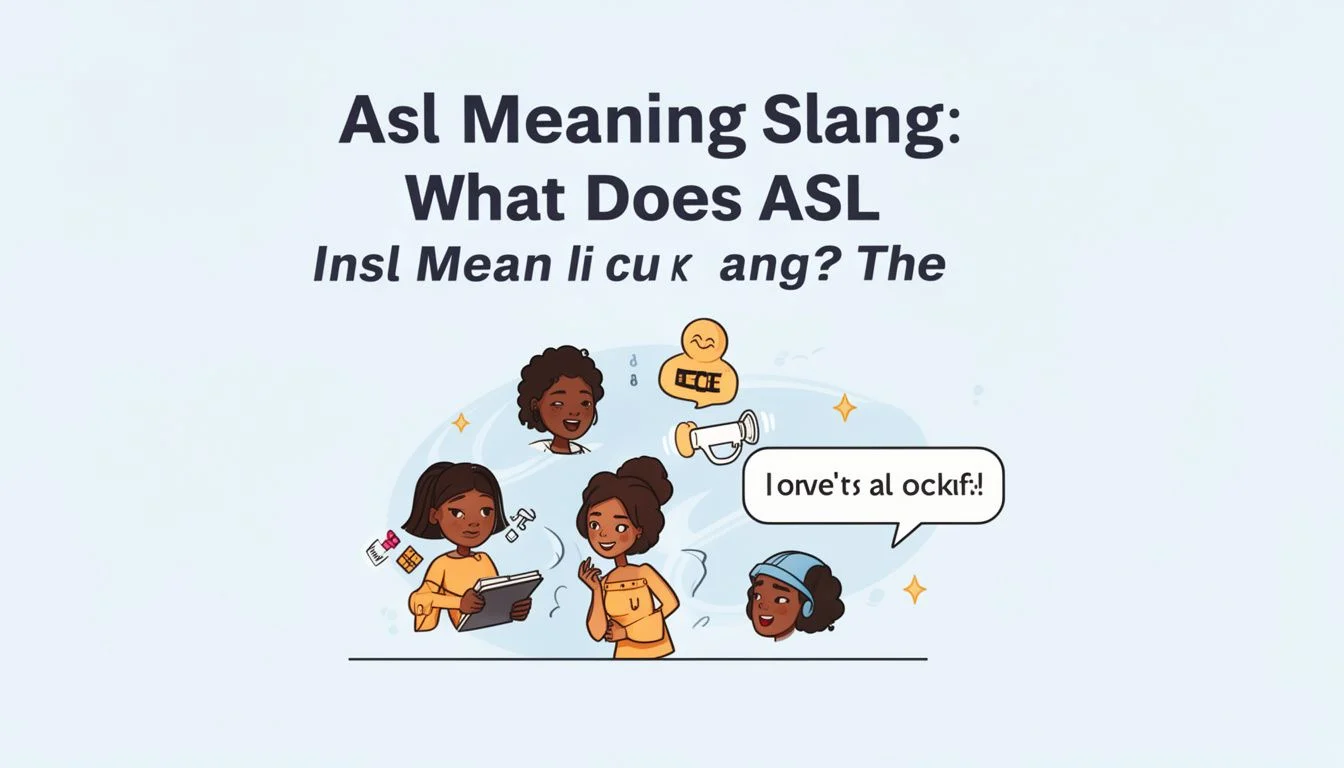 Asl Meaning Slang: What Does ASL Mean in Slang? The…