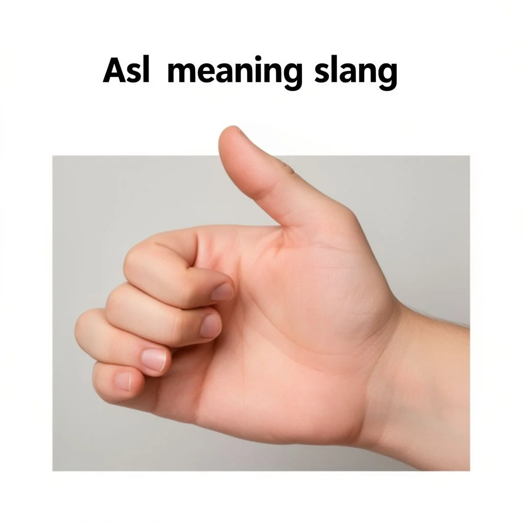 asl meaning slang illustration