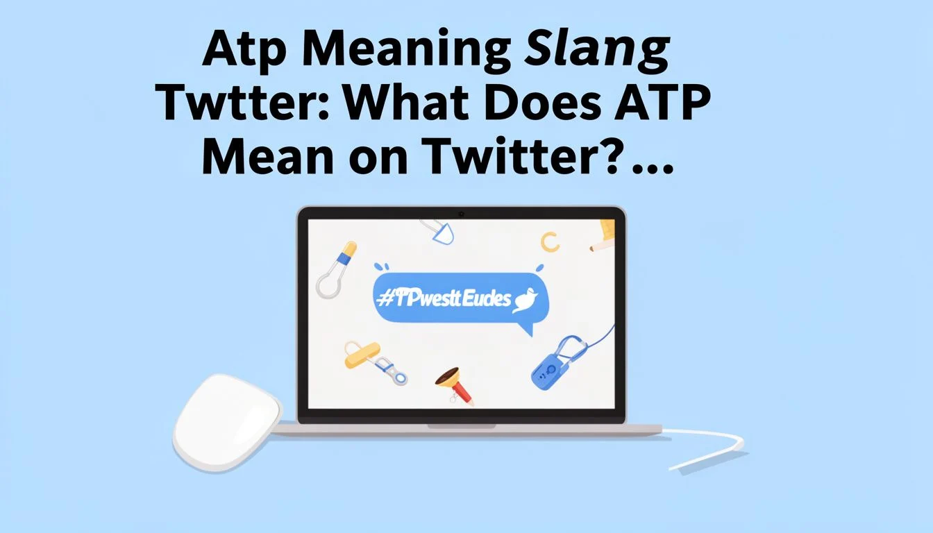 Atp Meaning Slang Twitter: What Does ATP Mean on Twitter?…