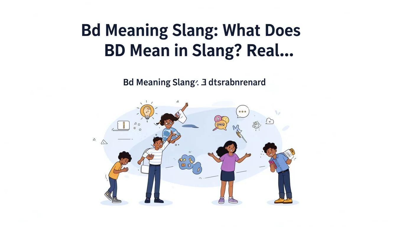 Bd Meaning Slang: What Does BD Mean in Slang? Real…