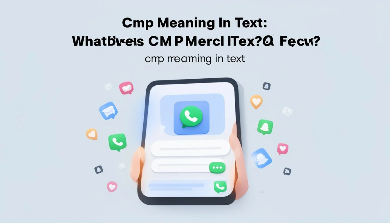 Cmp Meaning In Text: What Does CMP Mean in Text? Snapchat…
