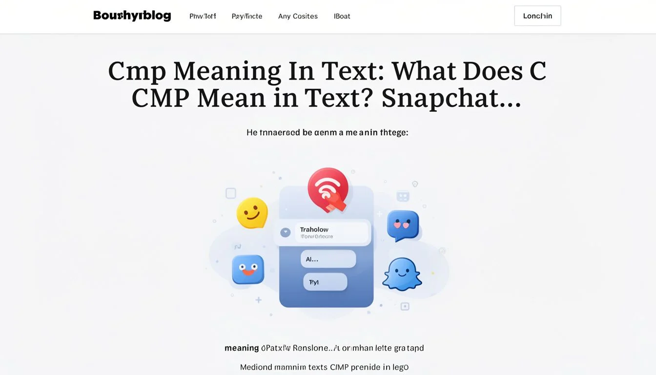Cmp Meaning In Text: What Does CMP Mean in Text? Snapchat…
