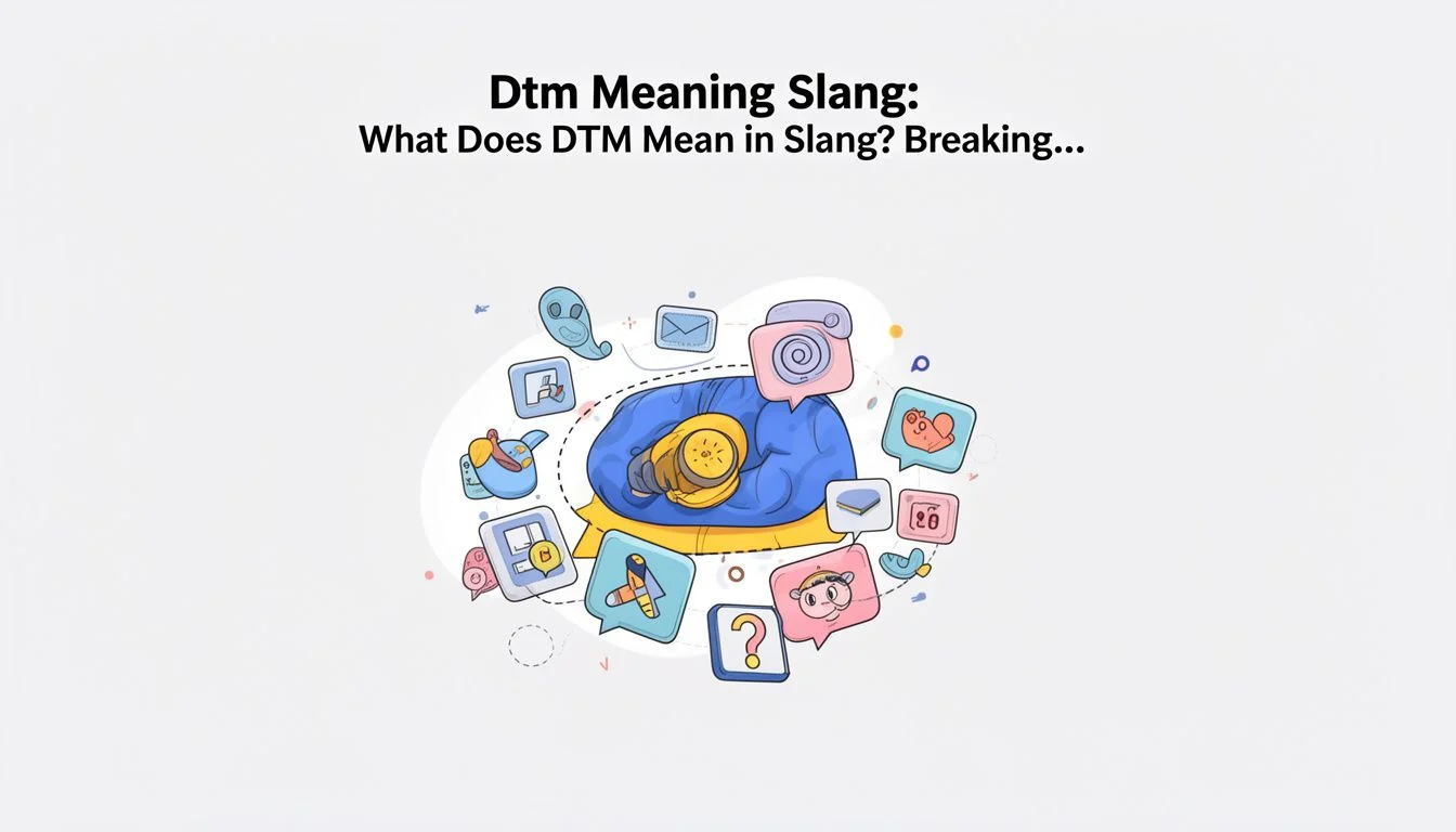 Dtm Meaning Slang: What Does DTM Mean in Slang? Breaking…