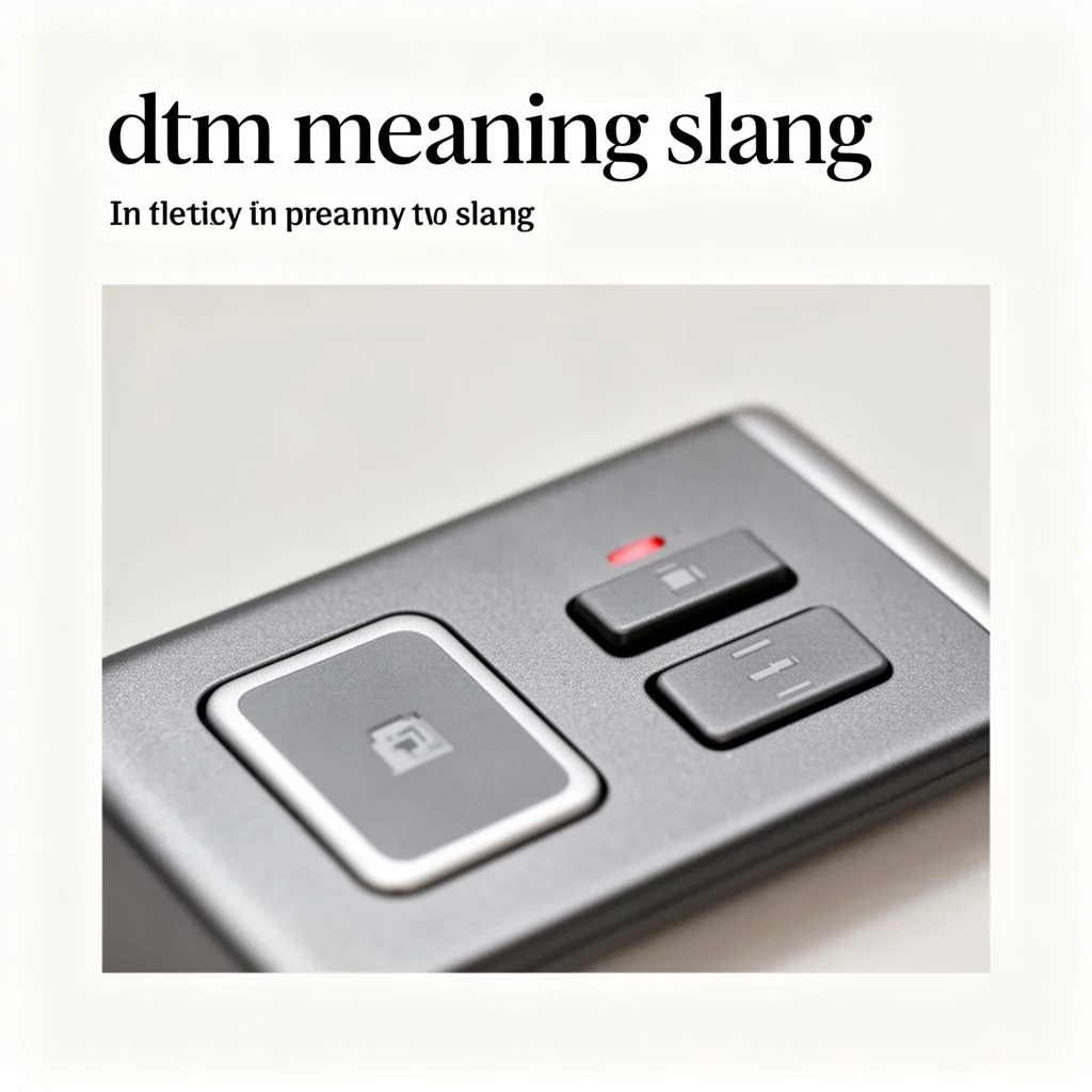 dtm meaning slang illustration