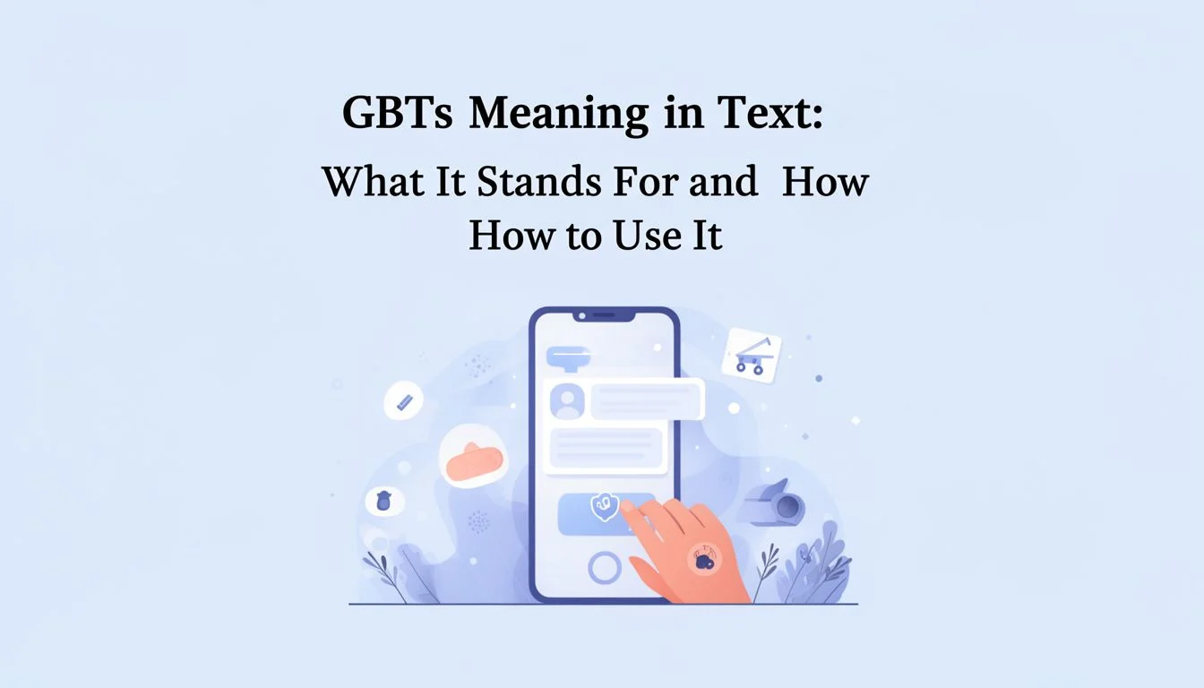 GBTS Meaning in Text: What It Stands For and How to Use It