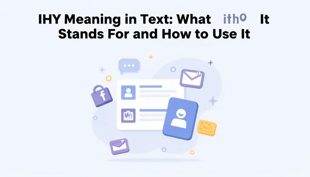 ihy meaning in text — IHY Meaning in Text: What It Stands For and How to Use It