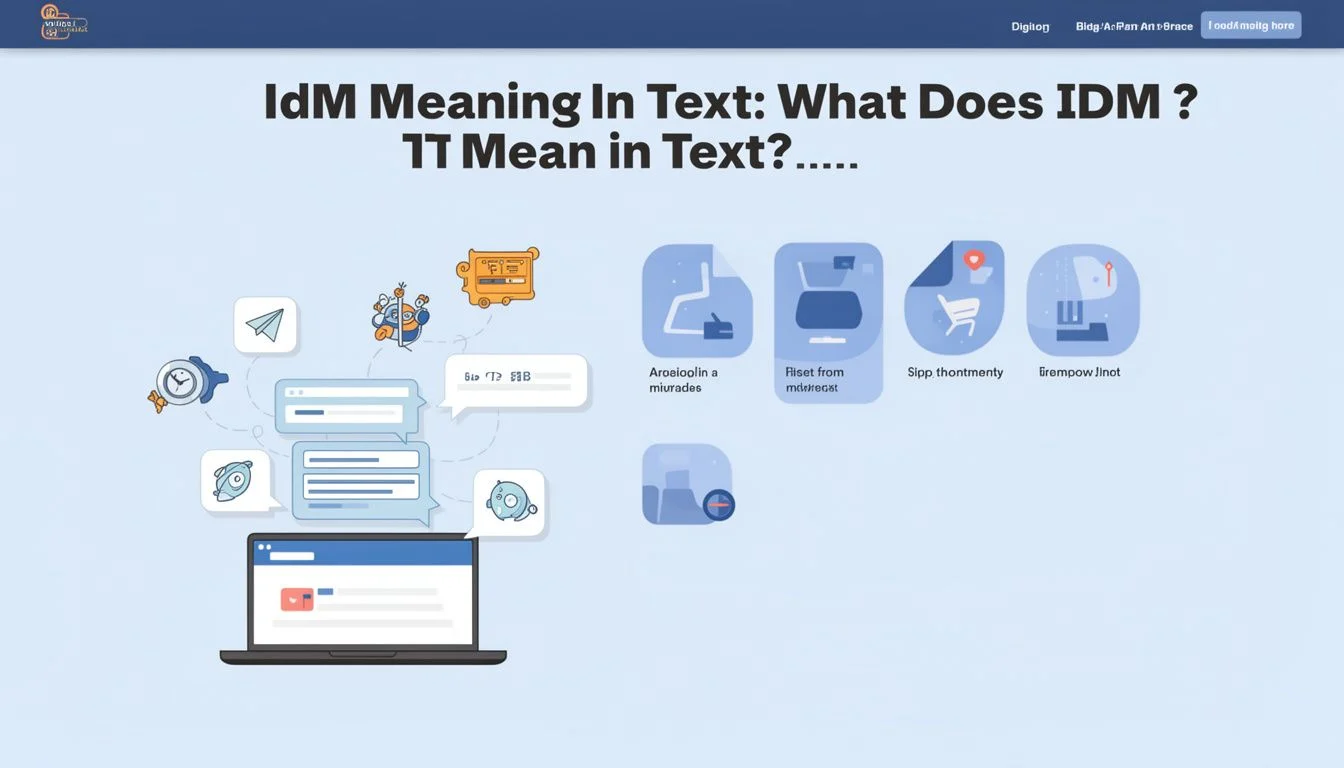 Idm Meaning In Text: What Does IDM Mean in Text? The…