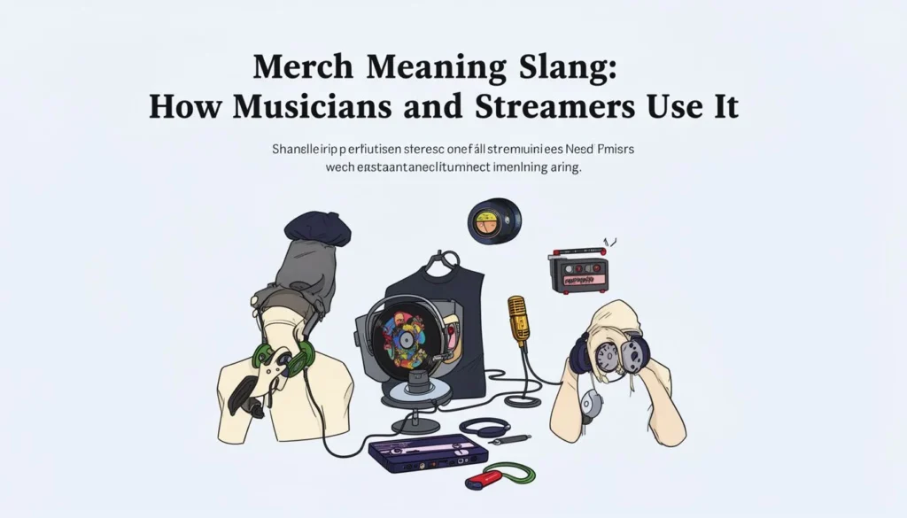 merch meaning slang — Merch Meaning Slang: How Musicians and Streamers Use It