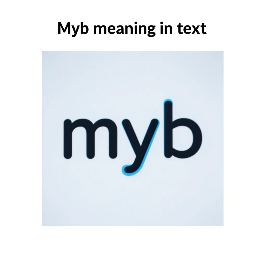 myb meaning in text illustration