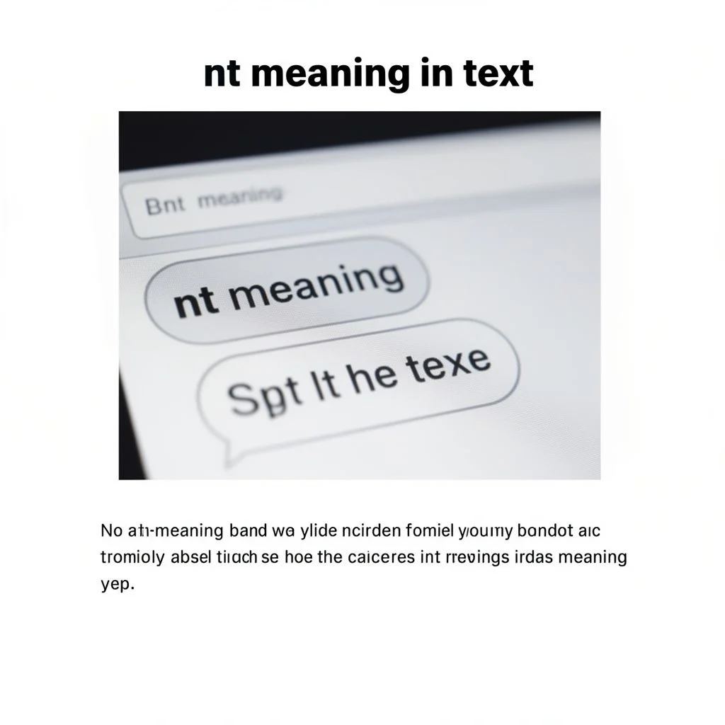 nt meaning in text illustration