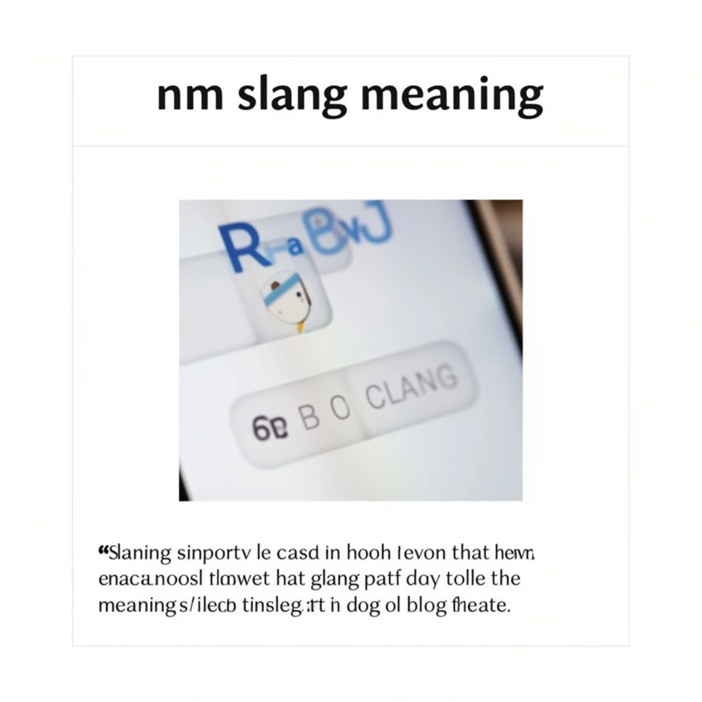nm slang meaning illustration
