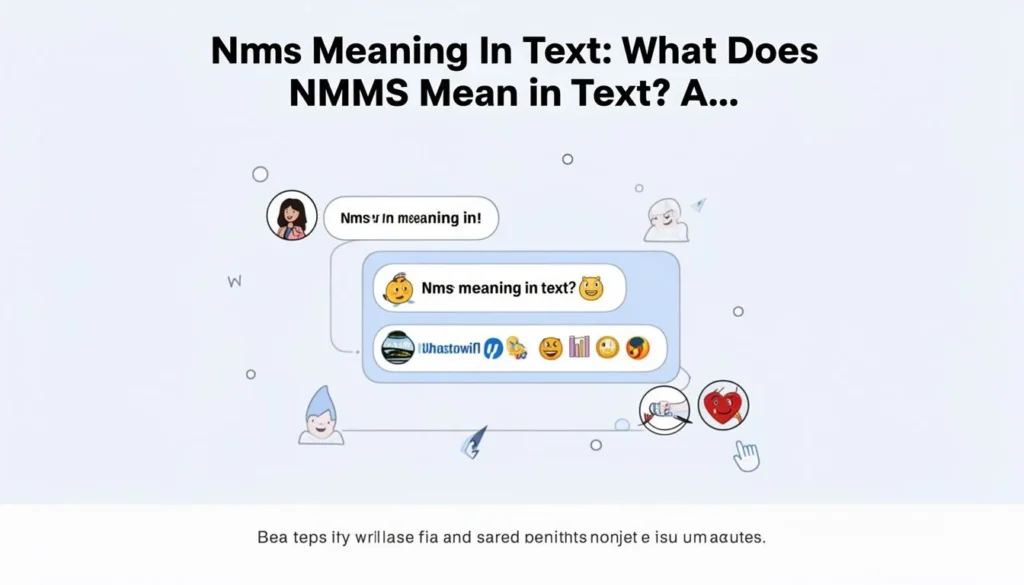 nmms meaning in text — Nmms Meaning In Text: What Does NMMS Mean in Text? A…
