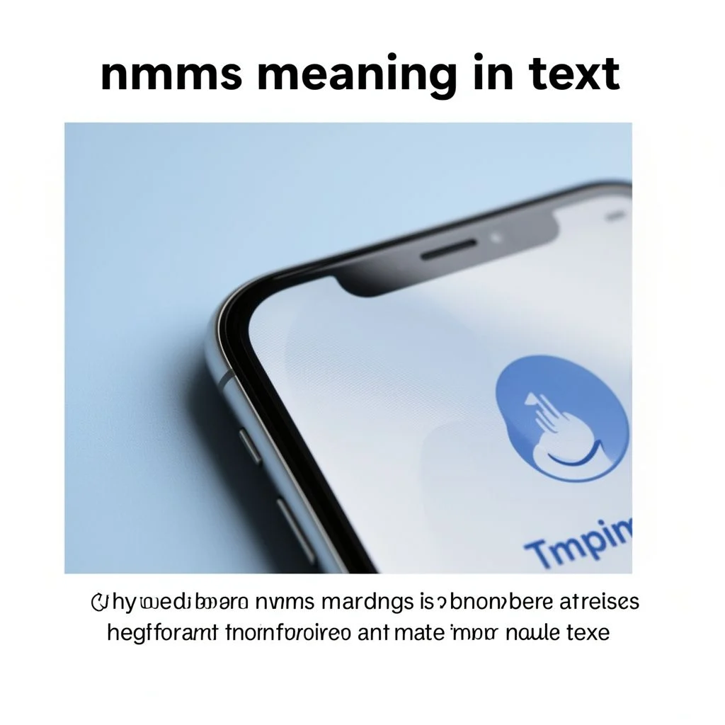 nmms meaning in text illustration