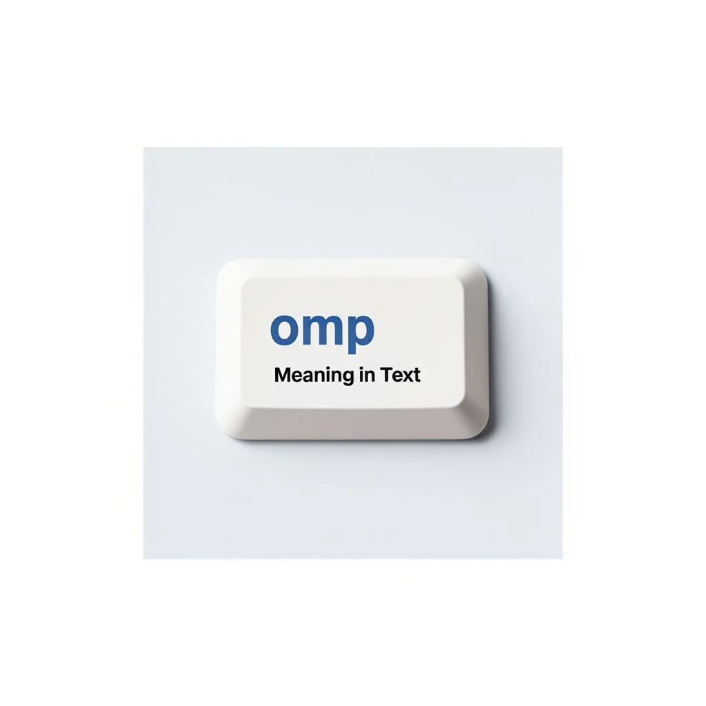 omp meaning in text illustration