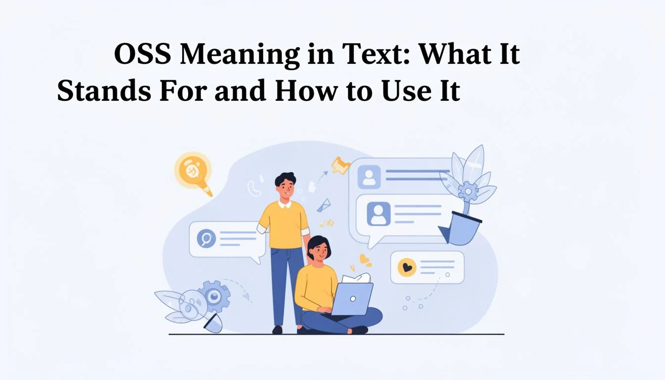 OSS Meaning in Text: What It Stands For and How to Use It