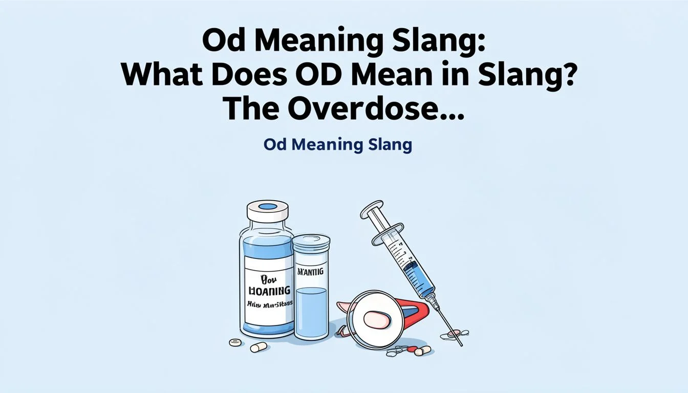 Od Meaning Slang: What Does OD Mean in Slang? The Overdose…