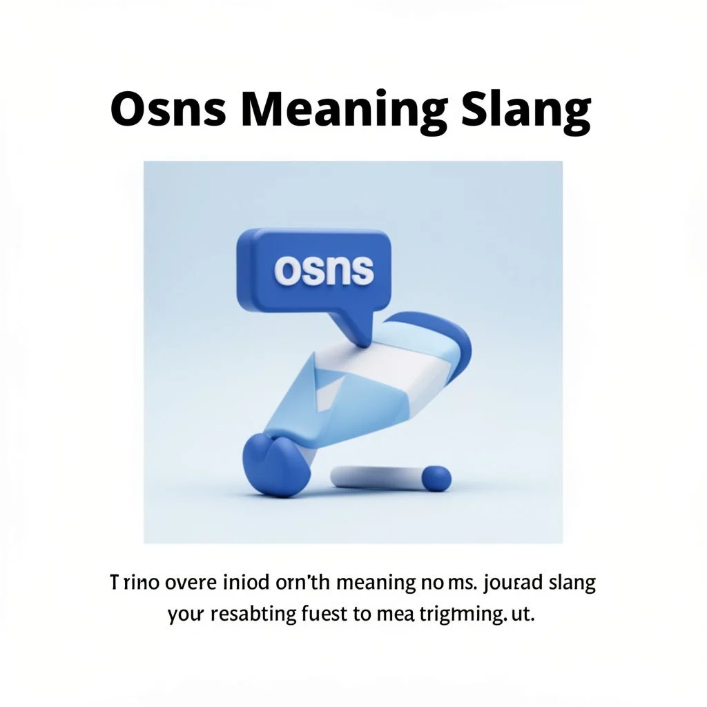 osns meaning slang illustration