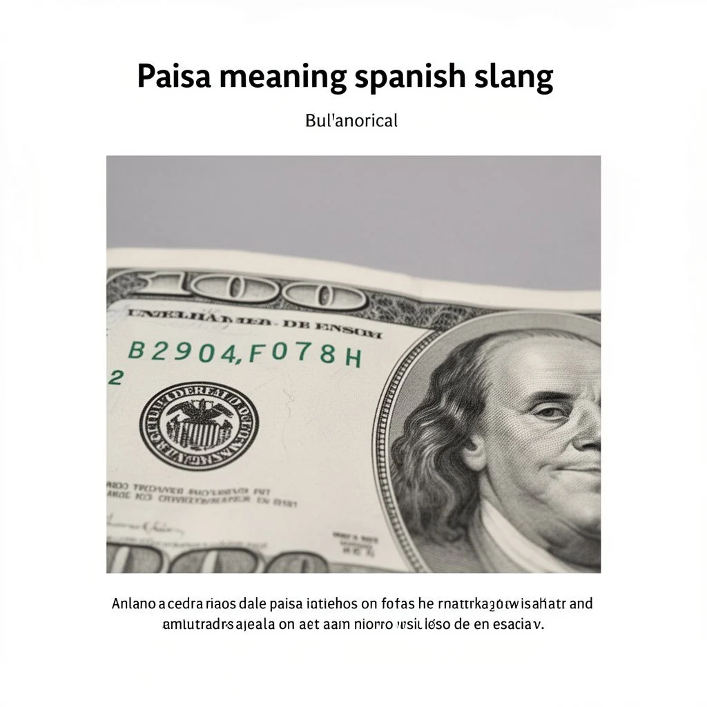 paisa meaning spanish slang illustration