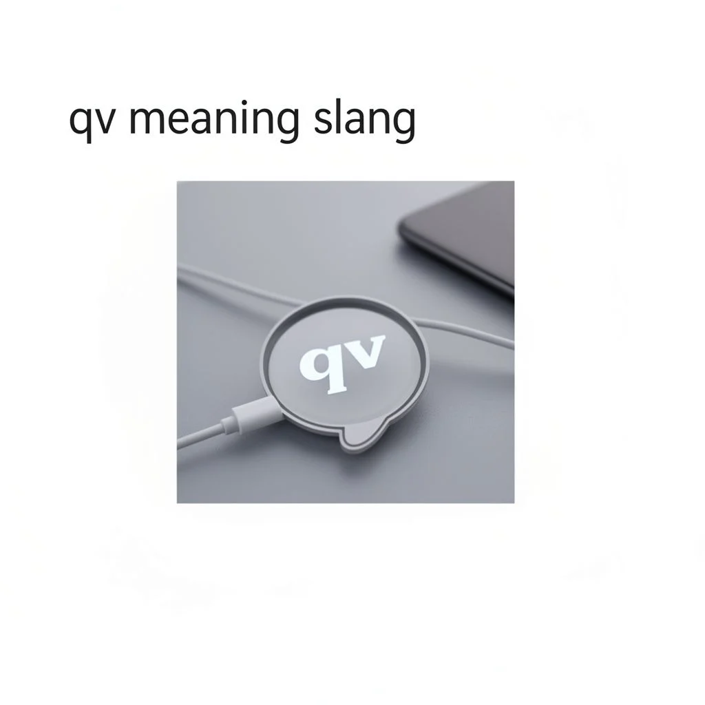 qv meaning slang illustration