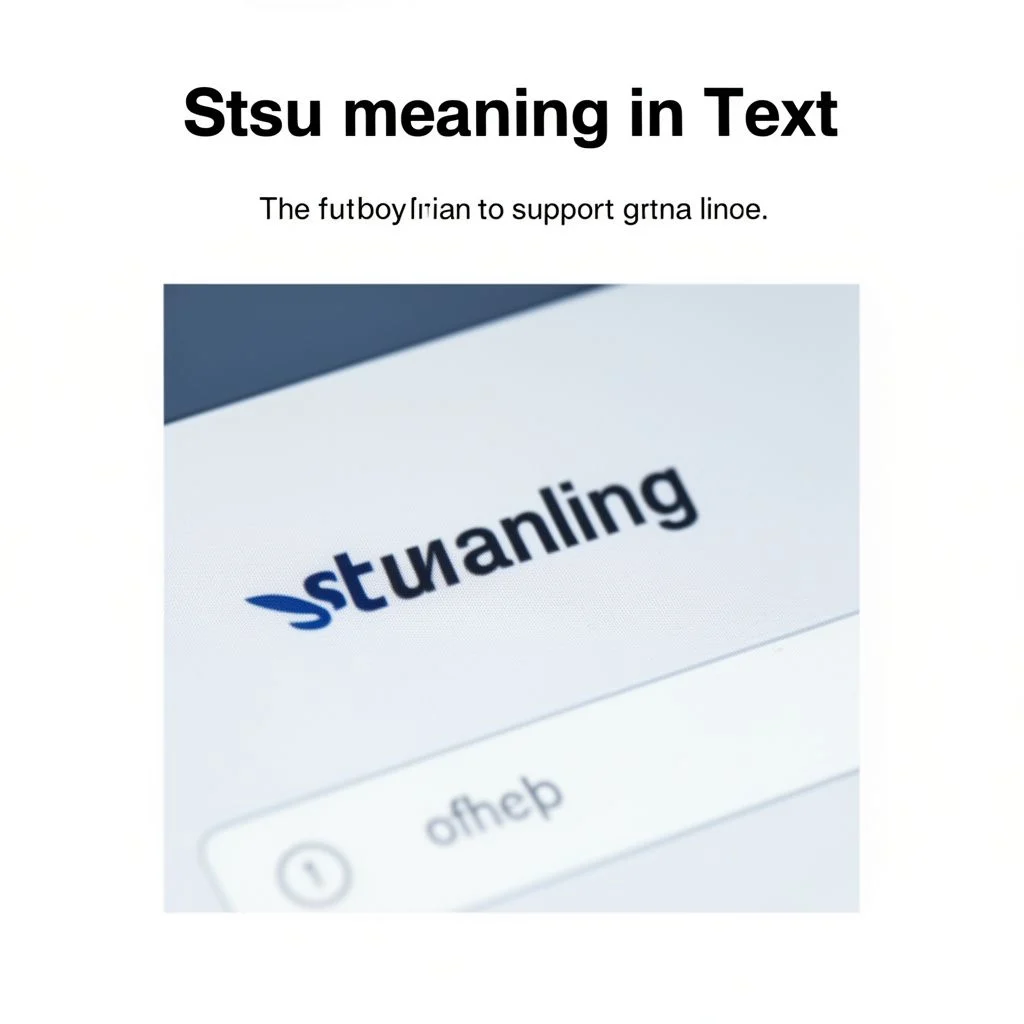 Stsu Meaning In Text: What Does STSU Mean in Text?… illustration