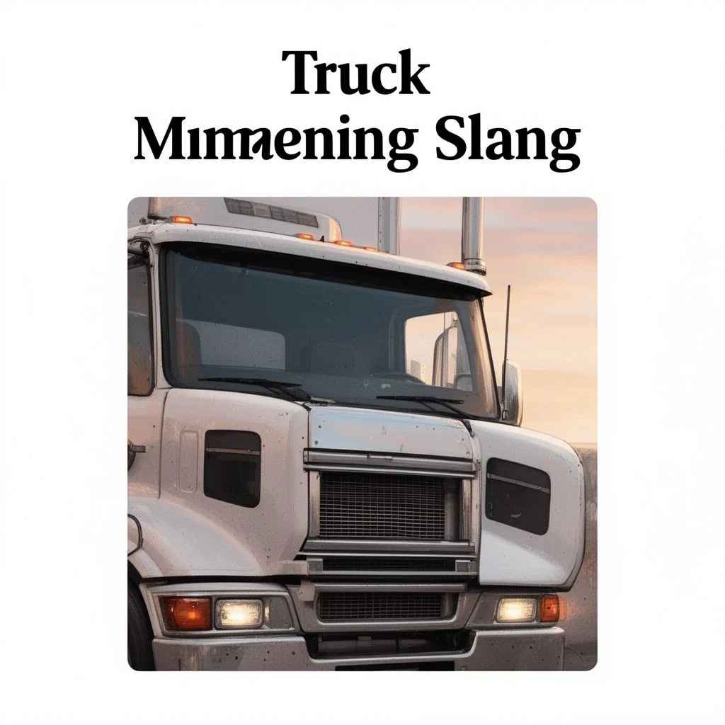 truck meaning slang illustration