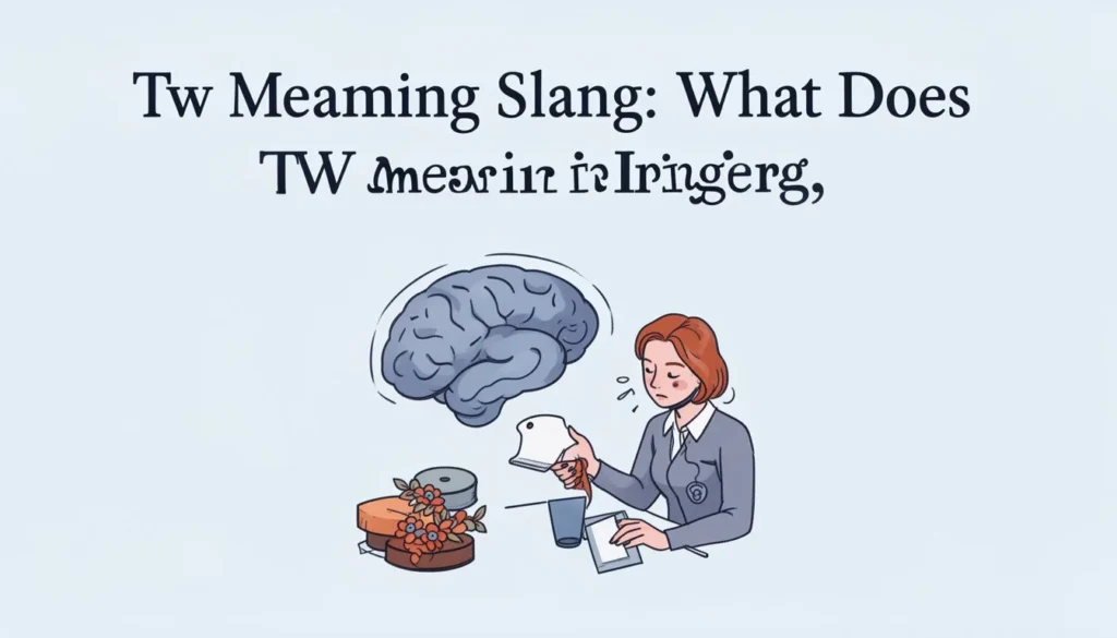 tw meaning slang — Tw Meaning Slang: What Does TW Mean in Slang? Triggers,…