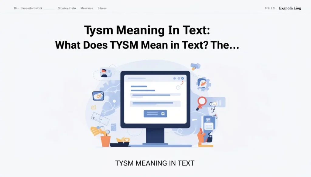 tysm meaning in text — Tysm Meaning In Text: What Does TYSM Mean in Text? The…