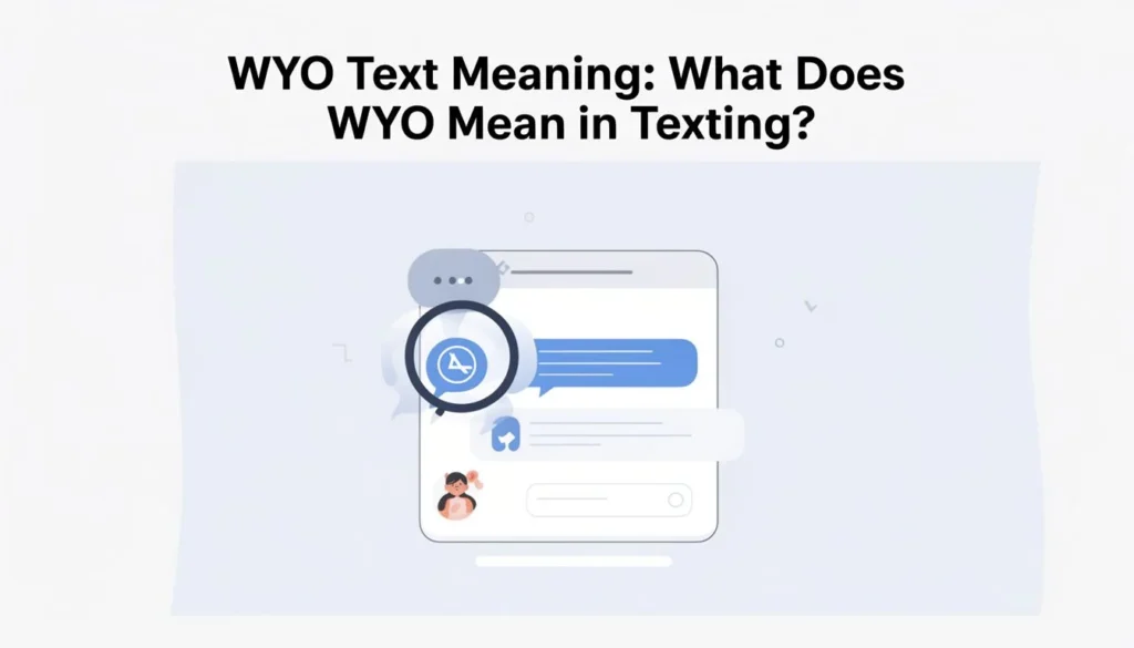 wyo text meaning — WYO Text Meaning: What Does WYO Mean in Texting?