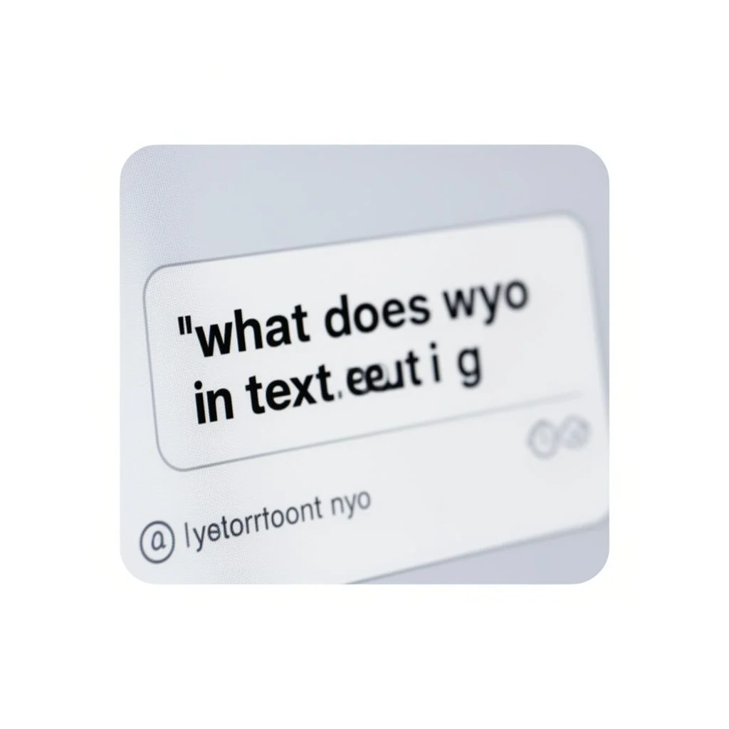 what does wyo mean in texting illustration