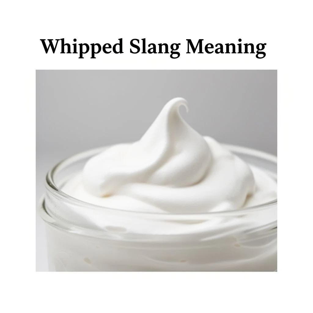 whipped slang meaning illustration