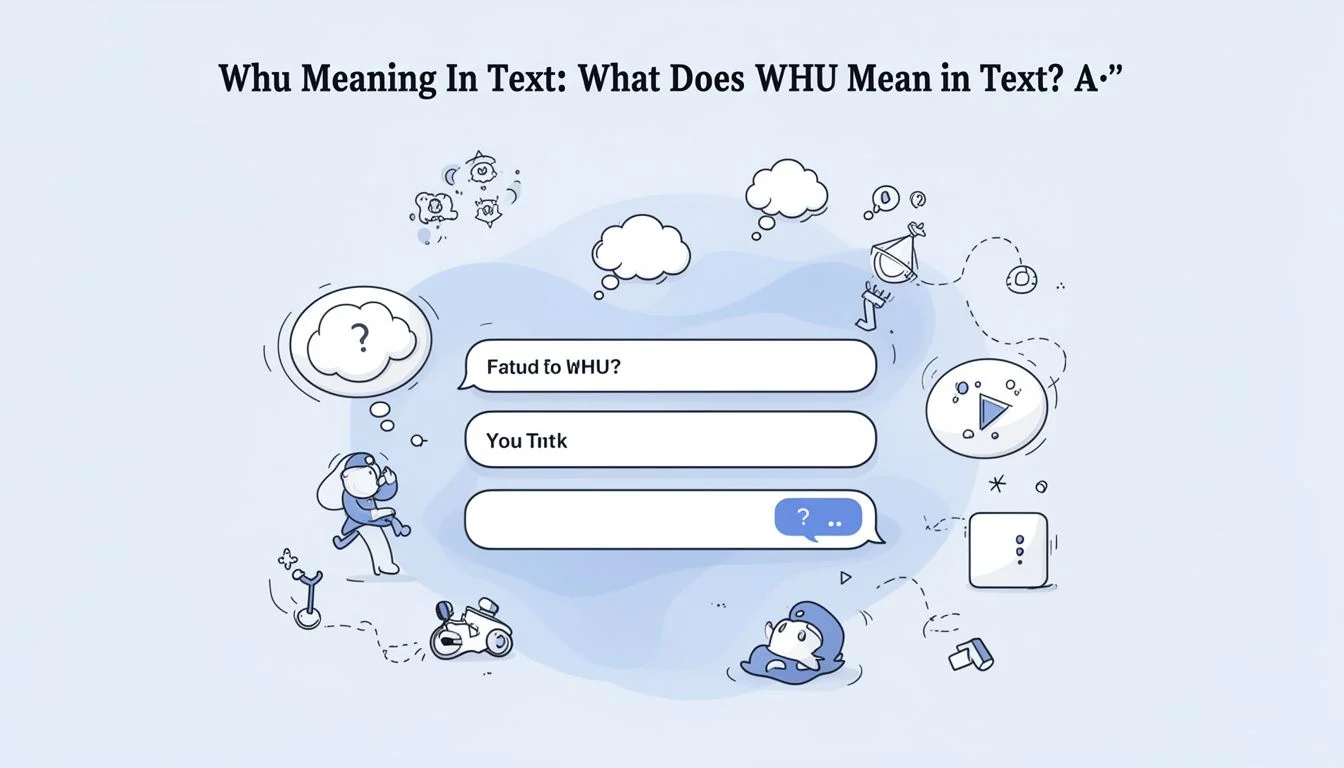 Whu Meaning In Text: What Does WHU Mean in Text? A…