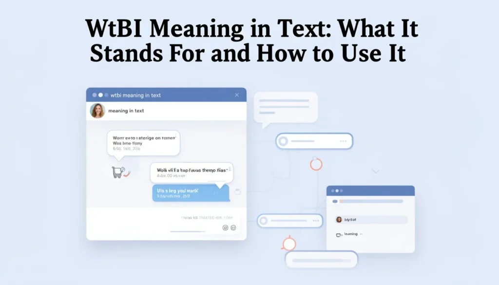 wtbi meaning in text — Wtbi Meaning in Text: What It Stands For and How to Use It
