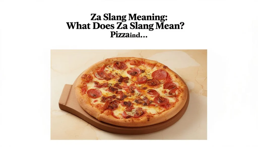 za slang meaning — Za Slang Meaning: What Does Za Slang Mean? The Pizza and…