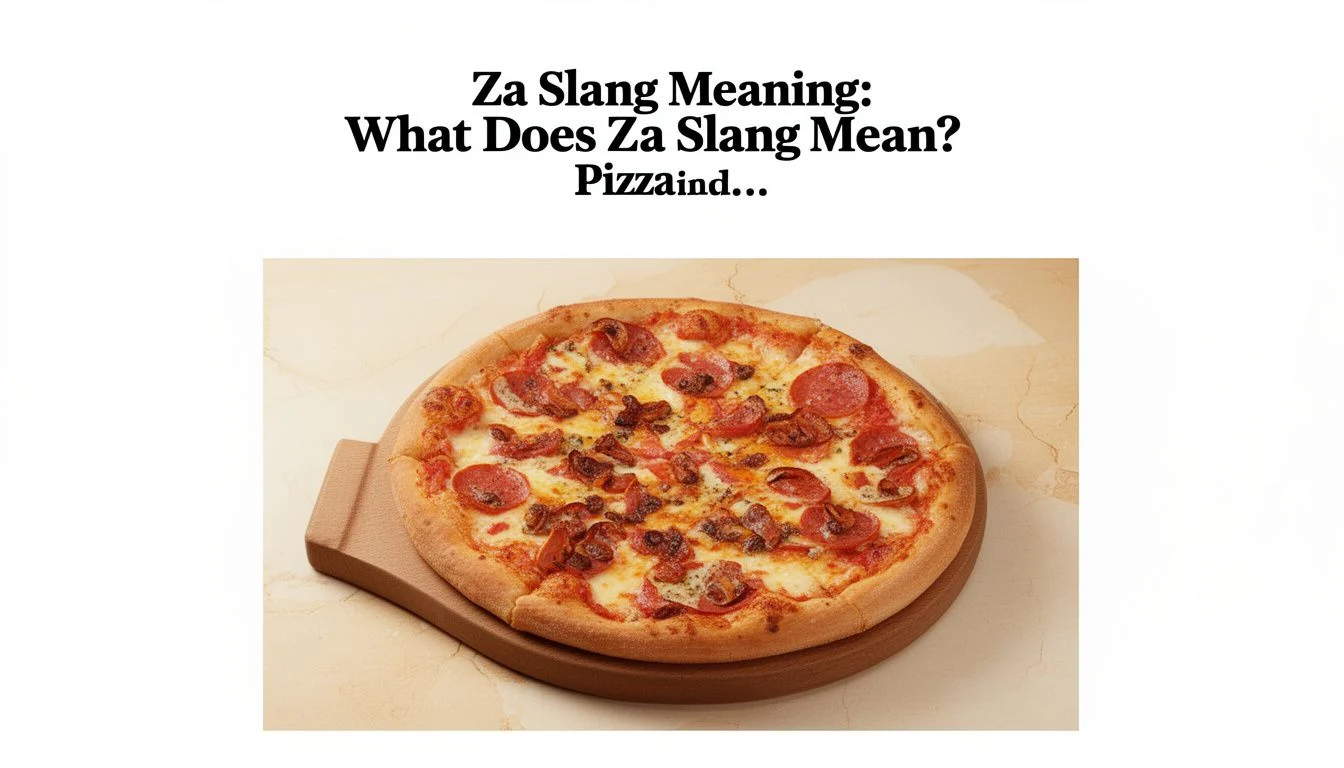 Za Slang Meaning: What Does Za Slang Mean? The Pizza and…