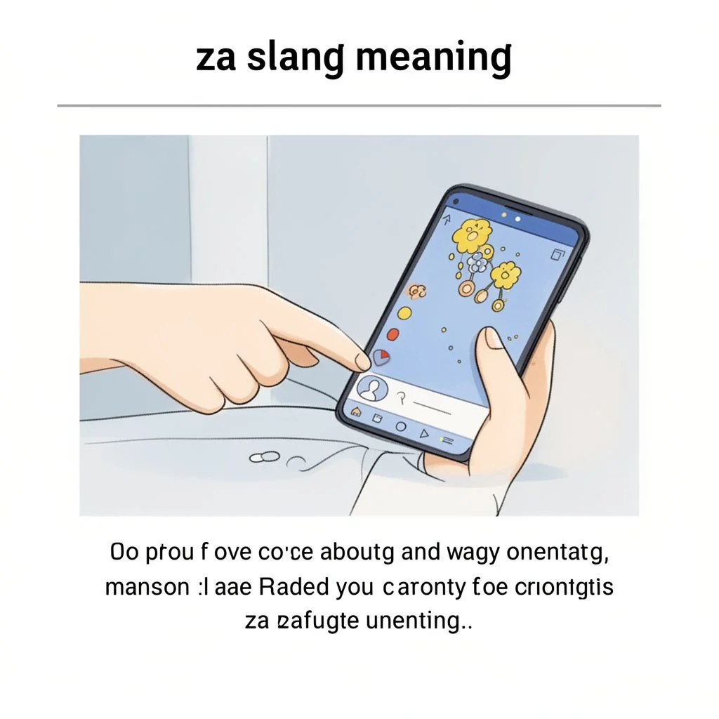 za slang meaning illustration